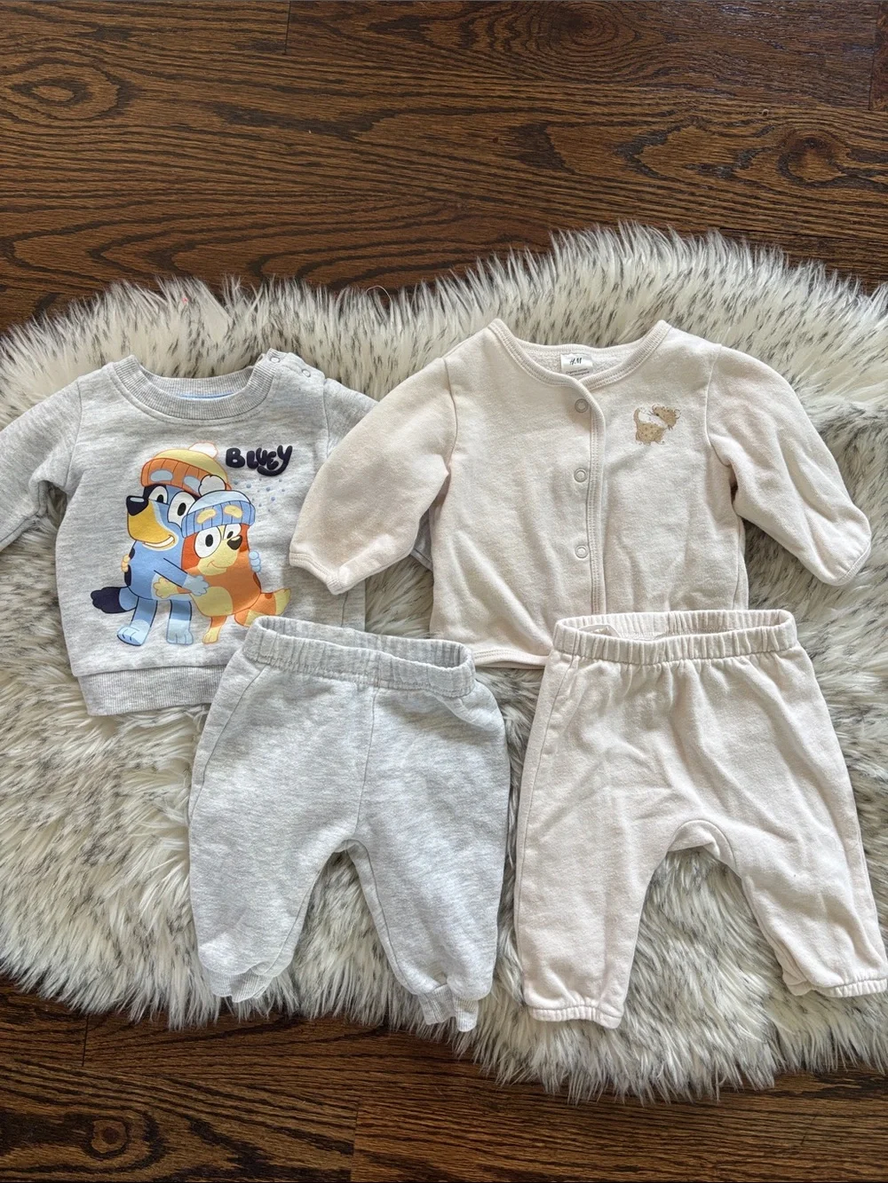 0-3M 2 Baby Outifts Bluey H&M Bundle